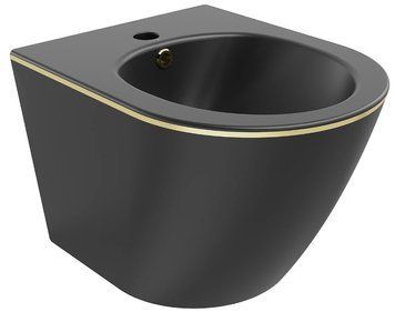 Підвісне біде MEXEN LENA BLACK MATT GOLD EDGE * MEX-35224875 фото