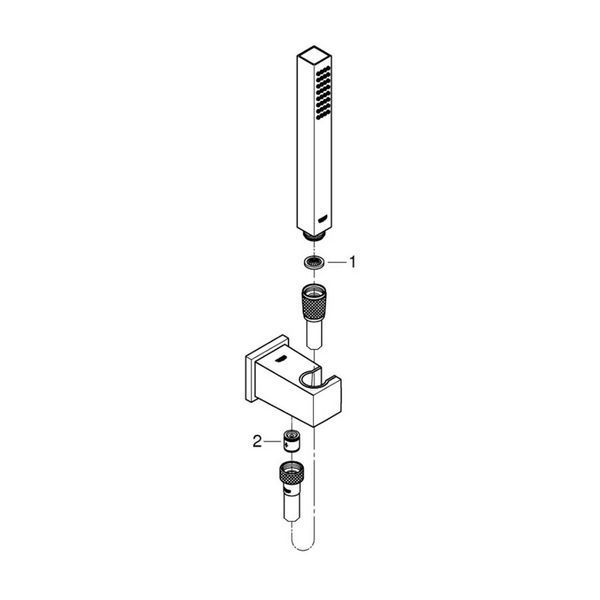 Душовий набір Grohe Euphoria Cube Stick 26405000 CV030544 фото