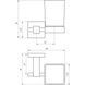 Стакан одинарный Globus Lux SQ 9409 SUS304 000019467 фото 3
