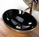 Умивальник (раковина) REA SOFIA GOLD BLACK накладний * REA-U4527 фото 3
